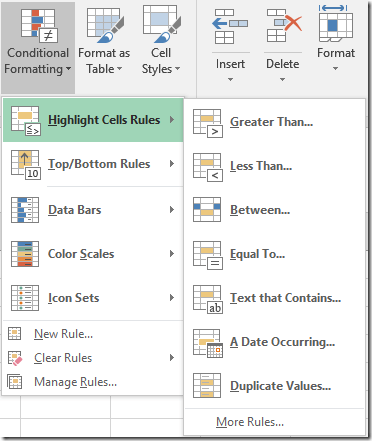 Conditional formatting in Excel thumbnail