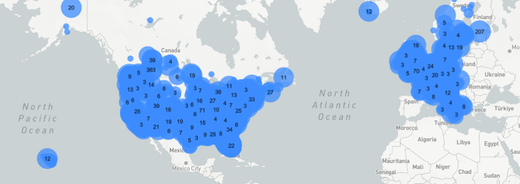 Adalysis location heatmap